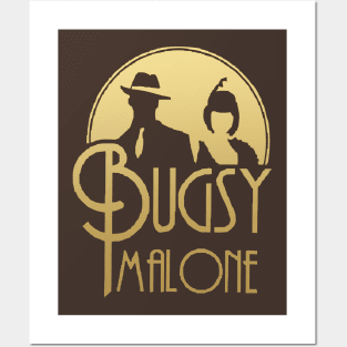 Bugsy Malone Design #2 - Gold (Can be personalised) Posters and Art